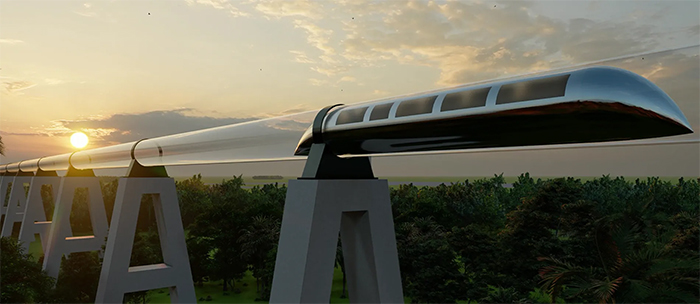هایپرلوپ دبی با فناوری Virgin Hyperloop One و ایده ایلان ماسک، سفر میان دبی و ابوظبی را در ۱۲ دقیقه ممکن میسازد و نماد نوآوری حملونقل است.