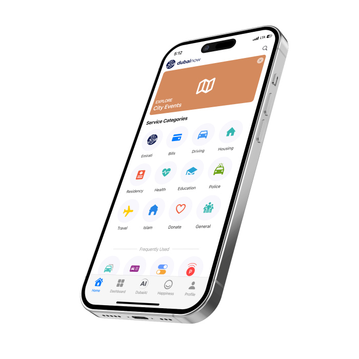 اپ Dubai Now دسترسی به ۱۱۵ خدمت شهری و دولتی ازجمله تمدید قرارداد اجاره، مدیریت قبوض و بررسی شاخص اجارهبها را فراهم میکند و ابزاری همهکاره برای ساکنان دبی است.