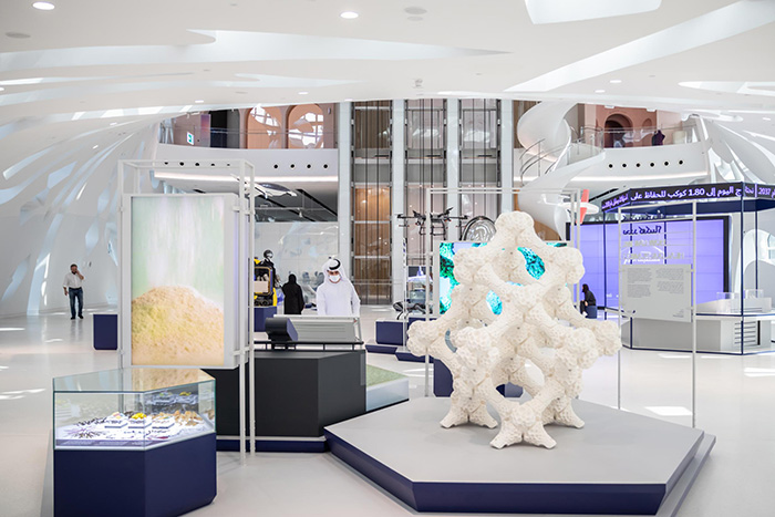 طبقات موزه آینده، سفری از فضا، اکولوژی، آرامش، فناوری و دنیای آینده‌سازان کوچک است.