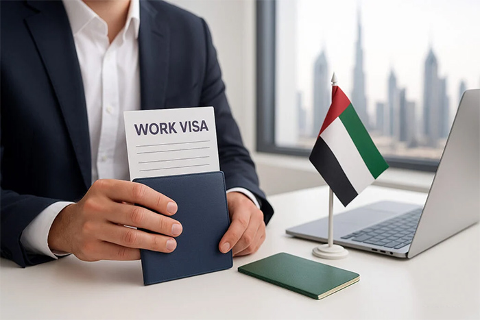 برای دریافت ویزای اقامت کاری دبی باید از طریق کارفرما یا منطقه آزاد اقدام کنید؛ دارندگان پیشنهاد شغلی میتوانند اقامت دریافت کنند، اما هزینه و محدودیتهایی وجود دارد.