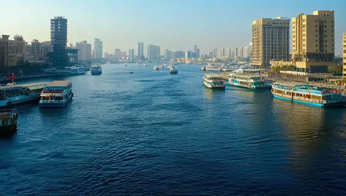 فاصله منطقه دیره تا برخی مهمترین مناطق دبی