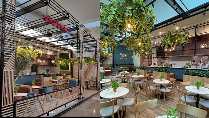 یکی از رستورانهای ایتالیایی واقع در شهر شارجه به نام ایتالیر