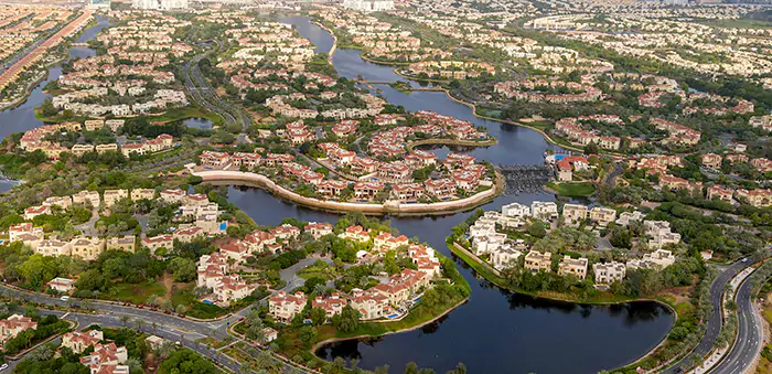 موقعیت جغرافیایی منطقه جمیرا ویلیج سیرکل دبی