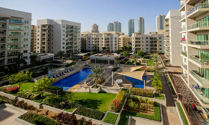 میانگین قیمت ملک و اجاره در گرینز دبی