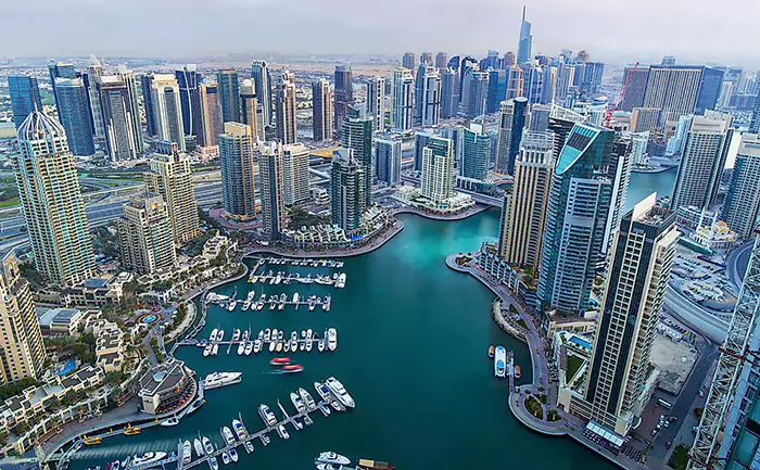 موقعیت جغرافیایی دبی